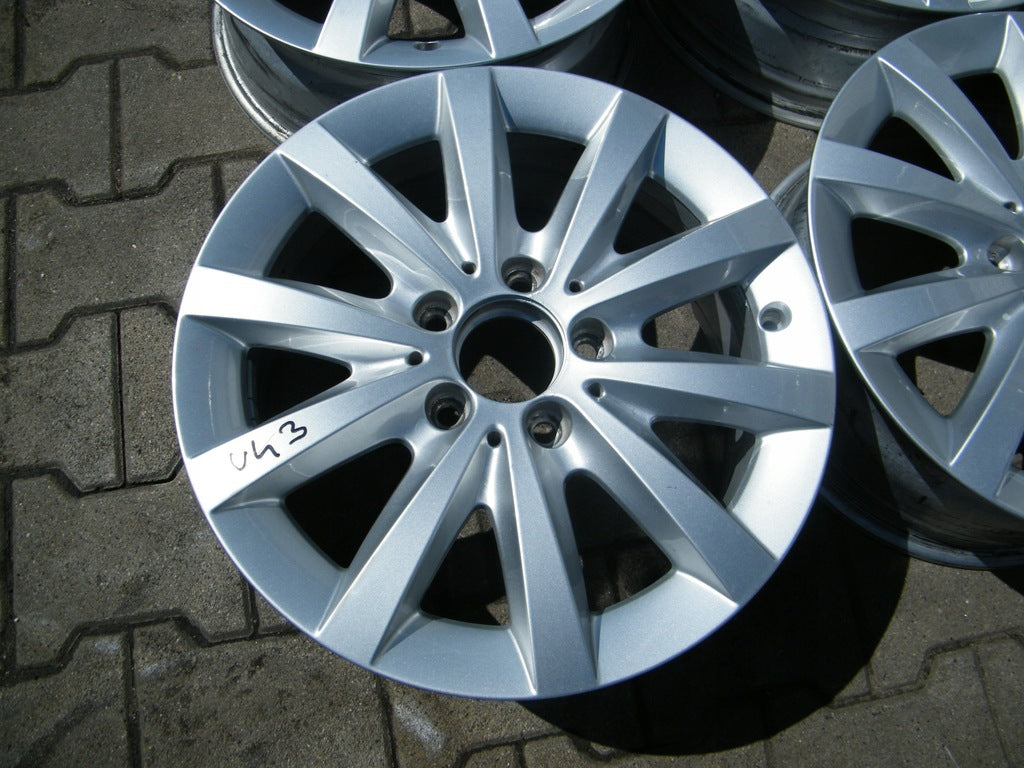 4x Alufelge 16 Zoll 6.5" 5x112 49ET Glanz Silber A2464010502 Mercedes-Benz Vaneo FEL9396580848tf