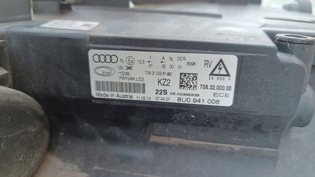 Frontscheinwerfer Audi Q3 8U0941006 Xenon Rechts Scheinwerfer Headlight