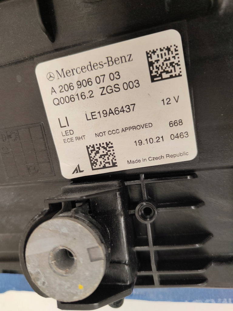 Frontscheinwerfer Mercedes-Benz W206 A2069060703 LED Links Headlight SCH6124254010gk