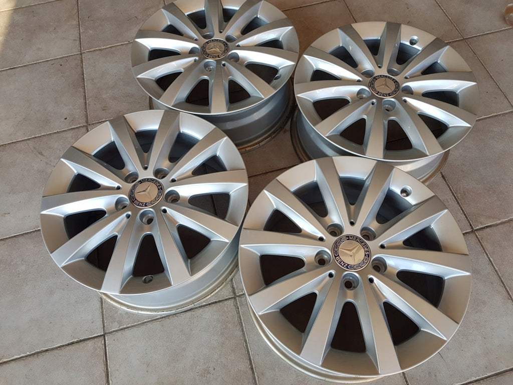 4x Alufelge 16 Zoll 6.5" 5x112 49ET A2464010202 Mercedes-Benz W245 W169 FEL1375381990sd
