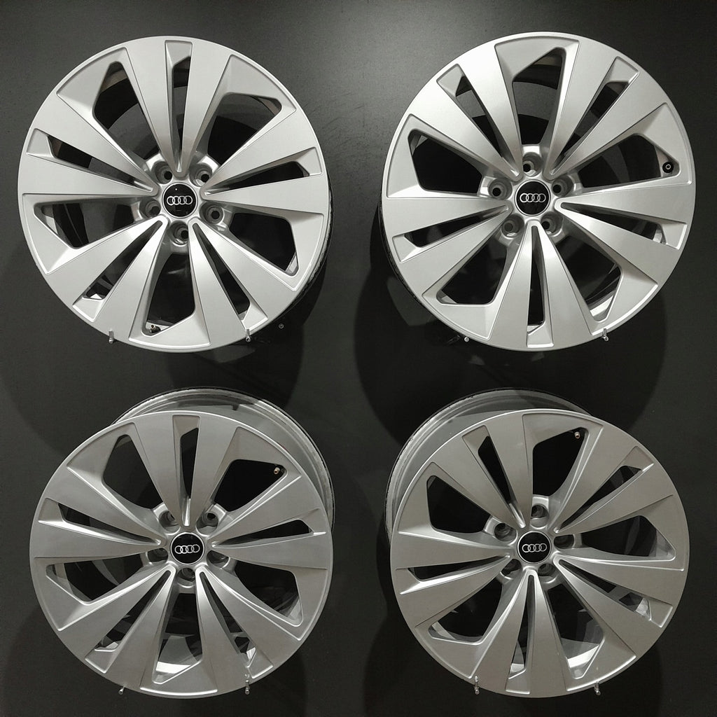 4x Alufelge 19 Zoll 8.5" 5x112 20ET Glanz Silber 4M8601025 Audi Rim Wheel FEL6831336498dq
