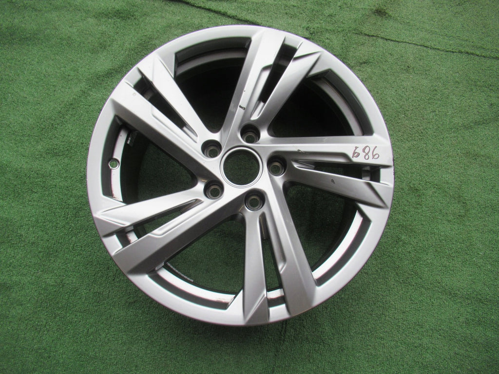 1x Alufelge 17 Zoll 7.0" 5x112 45ET Glanz Grau 2GA601025 VW T-Roc T Roc