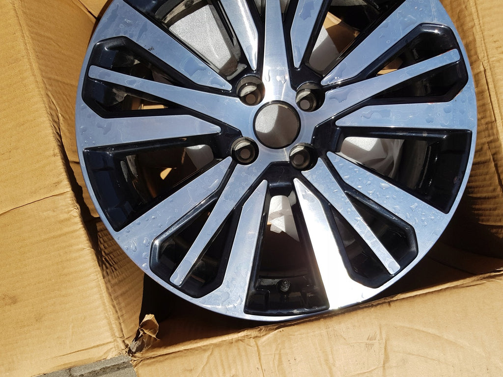 1x Alufelge 17 Zoll 7.0" 4x100 40ET Schwarz 403008893R Renault Captur Clio 1