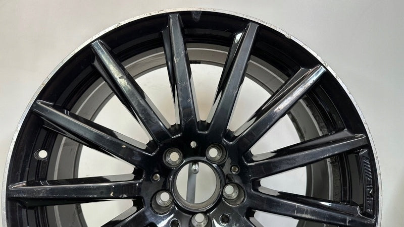 1x Alufelge 20 Zoll 8.0" 5x112 48ET Glanz Schwarz A2474011600 Mercedes-Benz FEL8552712958xc