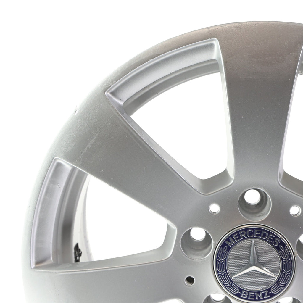 1x Alufelge 15 Zoll 7.0" 5x112 43ET Glanz Silber A2044011102 Mercedes-Benz W204 FEL7239980420he