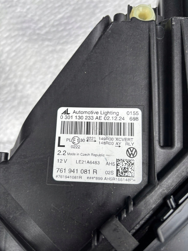 Frontscheinwerfer VW Touareg 761941081R Full LED Links Scheinwerfer Headlight