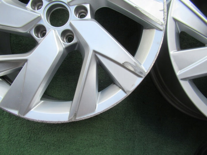 4x Alufelge 18 Zoll 7.0" 5x112 43ET Glanz Silber 5NA601025 VW Tiguan Rim Wheel FEL5497389489ku