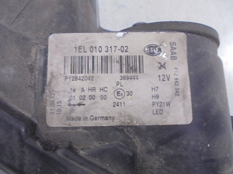 Frontscheinwerfer Saab 9-3 1EL010317-02 Rechts Scheinwerfer Headlight
