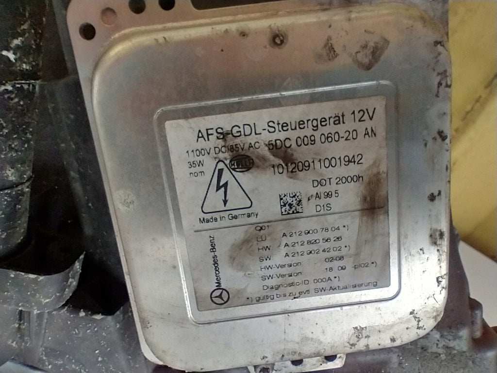 Frontscheinwerfer Mercedes-Benz W212 A2128201959 Xenon Links Headlight SCH6049788524pv