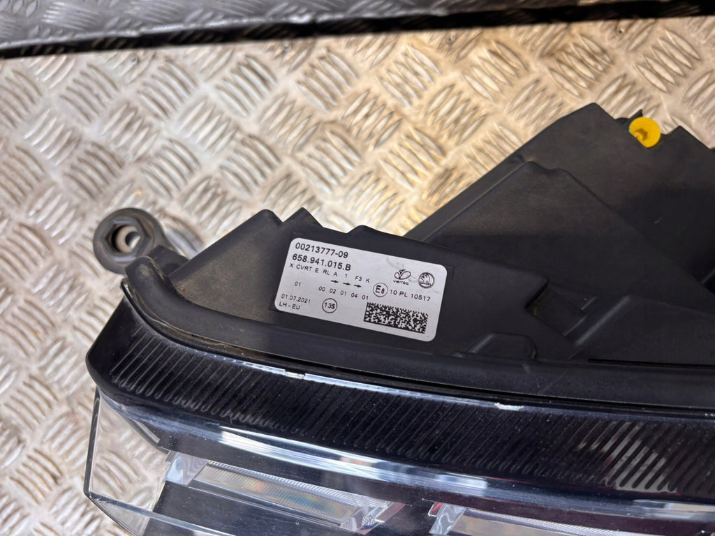 Frontscheinwerfer Skoda Kamiq 658941015 Links Scheinwerfer Headlight SCH3655299428bw