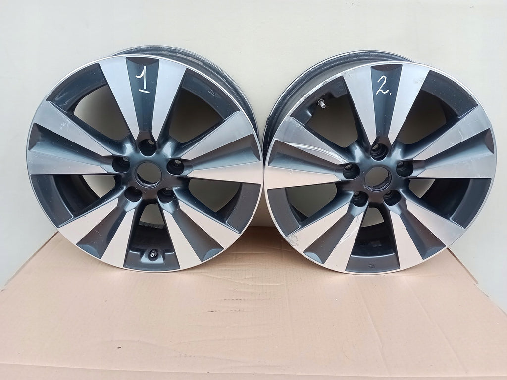 1x Alufelge 17 Zoll 6.5" 5x114.3 45ET 40300-BR07 Nissan Rim Wheel