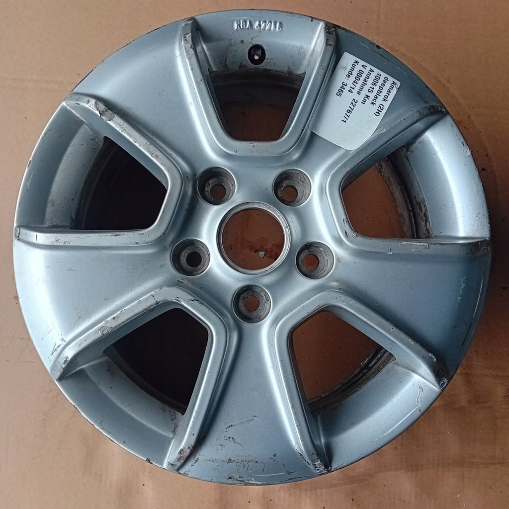 1x Alufelge 16 Zoll 6.5" 5x120 62ET Silber KBA47756 VW Amarok Rim Wheel FEL4785207122yd