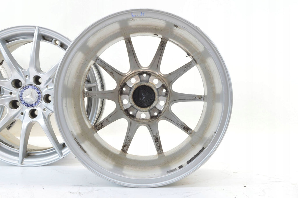 4x Alufelge 16 Zoll 7.0" 5x112 43ET Glanz Silber A2044015702 Mercedes-Benz FEL3958330217xb