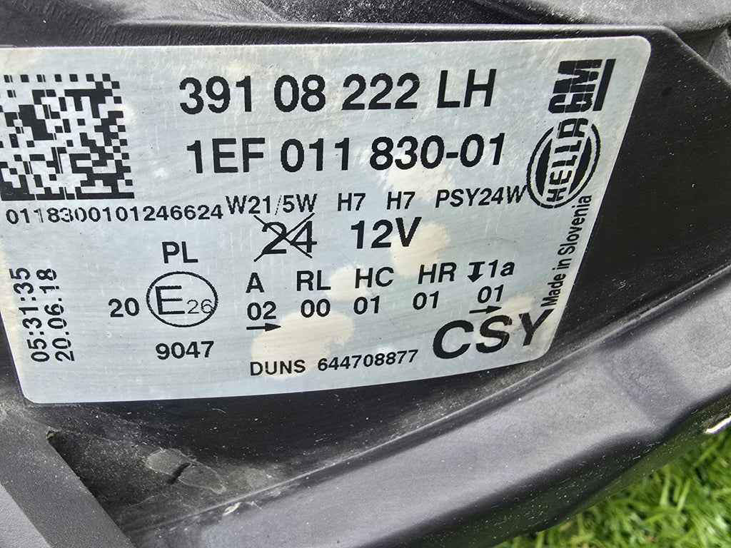 Frontscheinwerfer Opel Corsa E 39108222 Links Scheinwerfer Headlight SCH5265083433pv