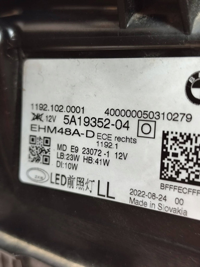 Frontscheinwerfer BMW 4 G22 G23 5A19352 5A19351 Full LED Rechts oder Links SCH5444082738ac