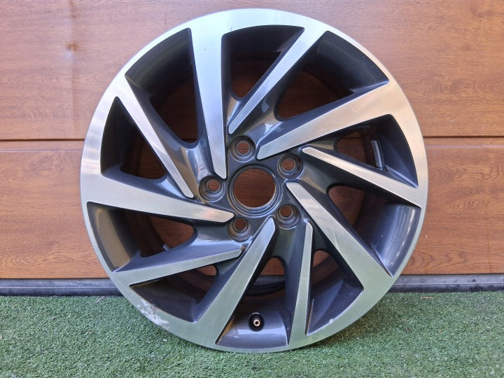 1x Alufelge 16 Zoll 6.5" 5x112 48ET Glanz Graphit 5TA601025L Mg Touran Golf I FEL3616298711hq