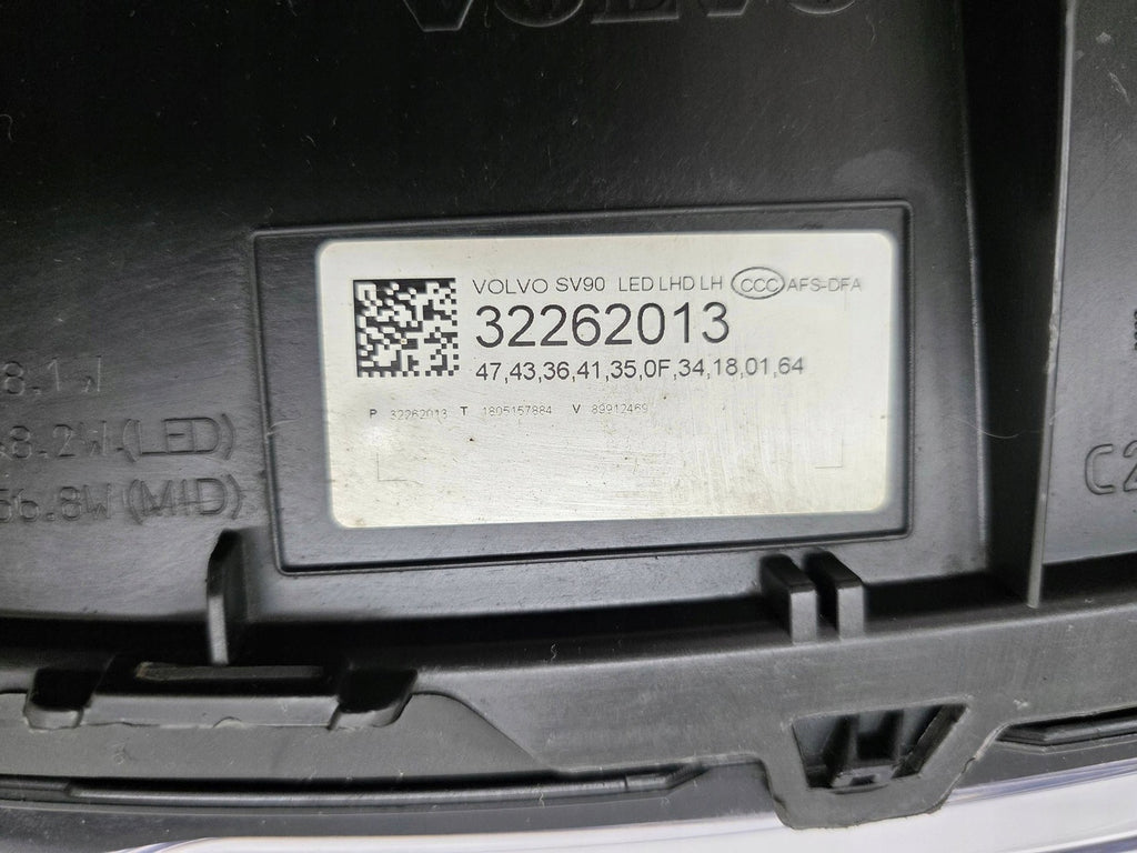 Frontscheinwerfer Volvo S90 V90 32262013 Full LED Ein Stück (Rechts oder Links) SCH8067888739zb