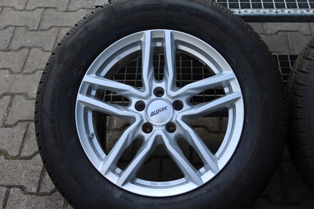 4x Alufelge 17 Zoll 7.5" 5x112 40ET Glanz Silber KBA51475 Audi I Rim Wheel FEL5475305542nr