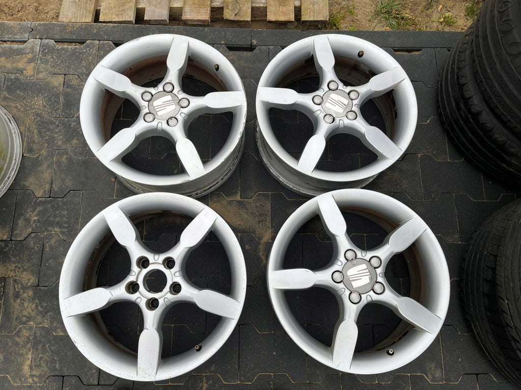 4x Alufelge 17 Zoll 7.0" 5x112 54ET Silber 5P0601025C Seat Altea Rim Wheel FEL4970567318sx