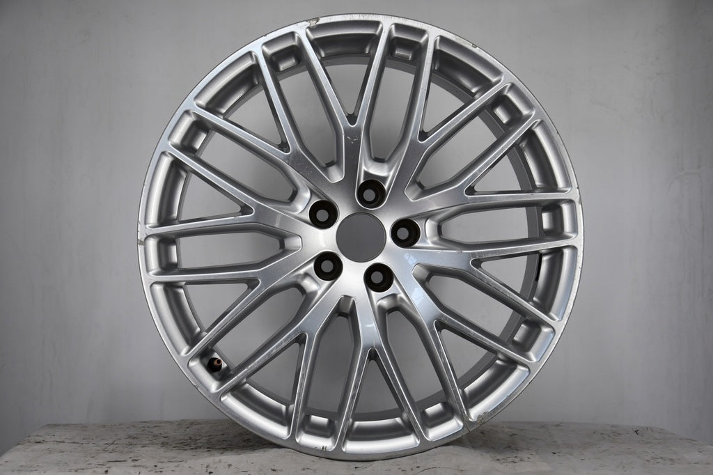 1x Alufelge 20 Zoll 8.0" 5x112 39ET Glanz Silber 80A601025 Audi Rim Wheel FEL9696558086up