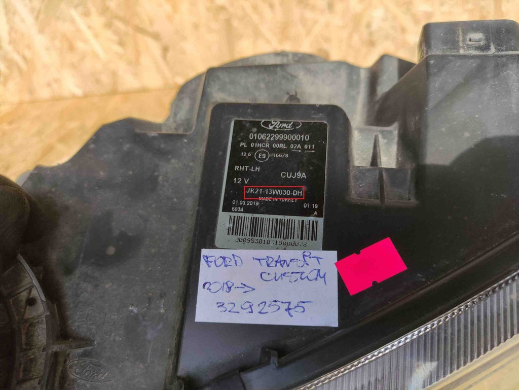 Frontscheinwerfer Ford Transit Custom JK21-13W030-DH Rechts oder Links