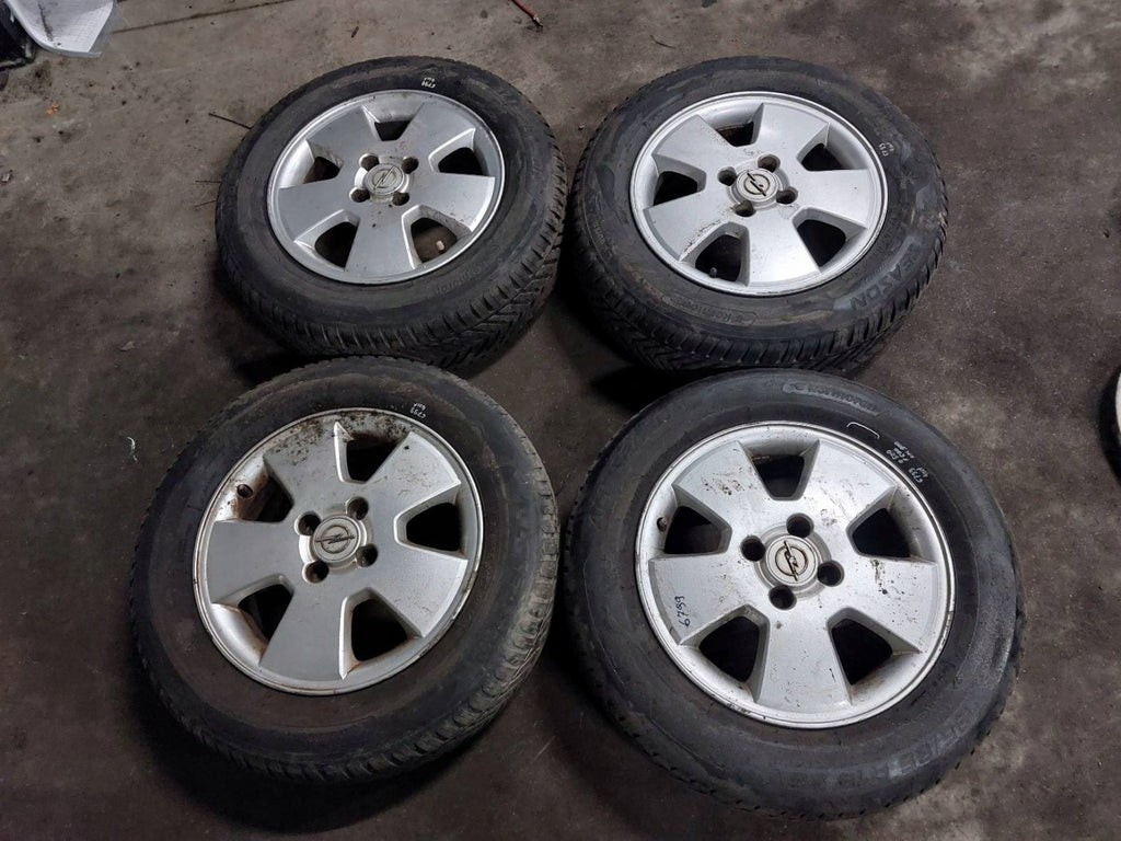 4x Alufelge 15 Zoll 6.0" 4x100 49ET Opel Rim Wheel FEL7563214063fy