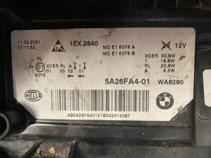 Frontscheinwerfer BMW 5 G31 G30 5A26FA4-01 Rechts Scheinwerfer Headlight SCH3121993421jw