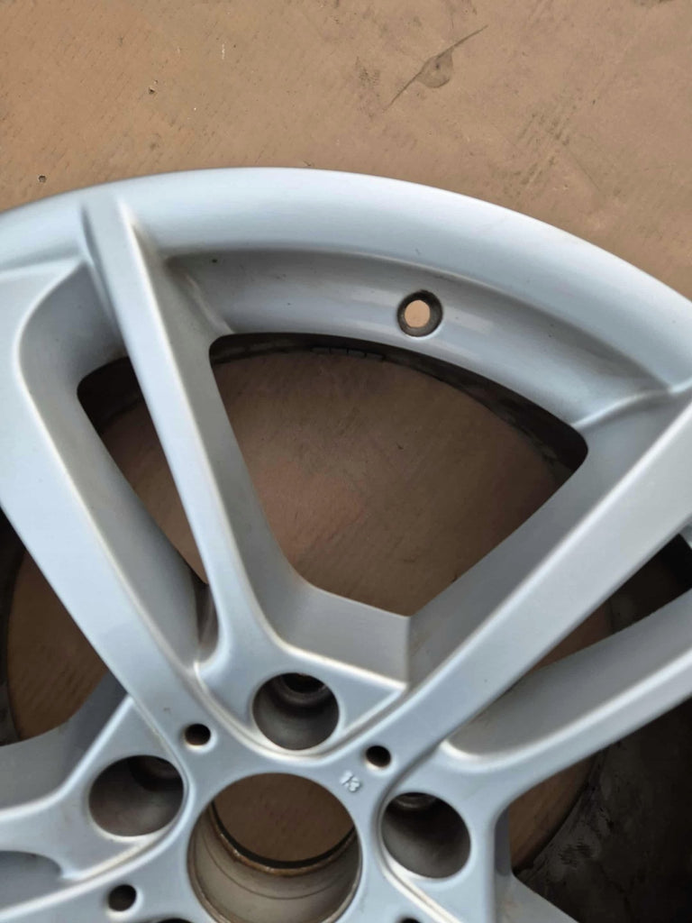 1x Alufelge 19 Zoll 9.5" 5x120 48ET Glanz Silber 7844251 BMW X3 F25 Rim Wheel FEL9133912593qm