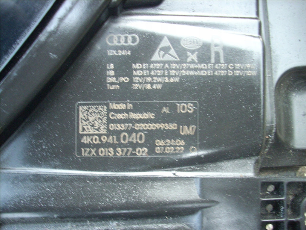 Frontscheinwerfer Audi A6 4K0941040 LED Ein Stück (Rechts oder Links) Headlight SCH4082757172ll