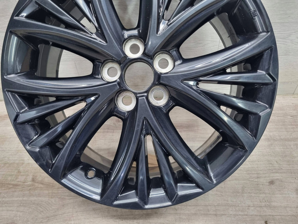 1x Alufelge 17 Zoll 6.5" 5x100 50ET Glanz Schwarz PW4570D005 Toyota Yaris FEL6582191414kd