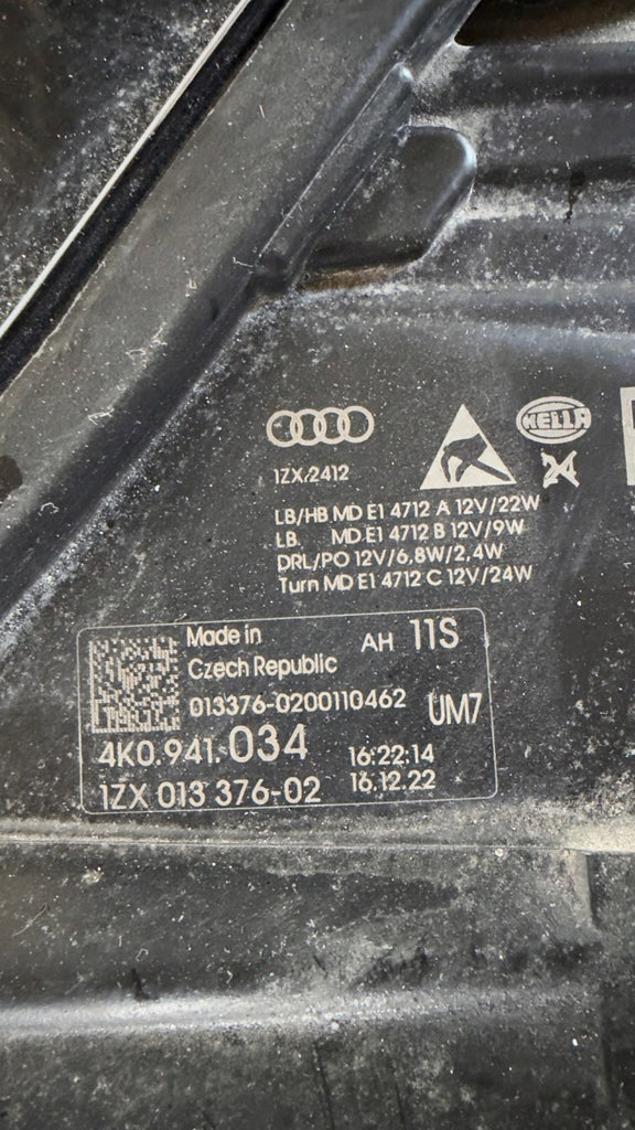 Frontscheinwerfer Audi A6 4K0941034RT Rechts Scheinwerfer Headlight SCH7696052860bd