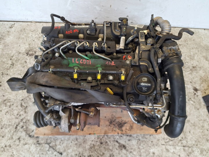 Motor Opel Astra J B16DTL 1.6 CDTI 110PS 81kW 166TKm Diesel Engine Komplett MOT3801703706cd