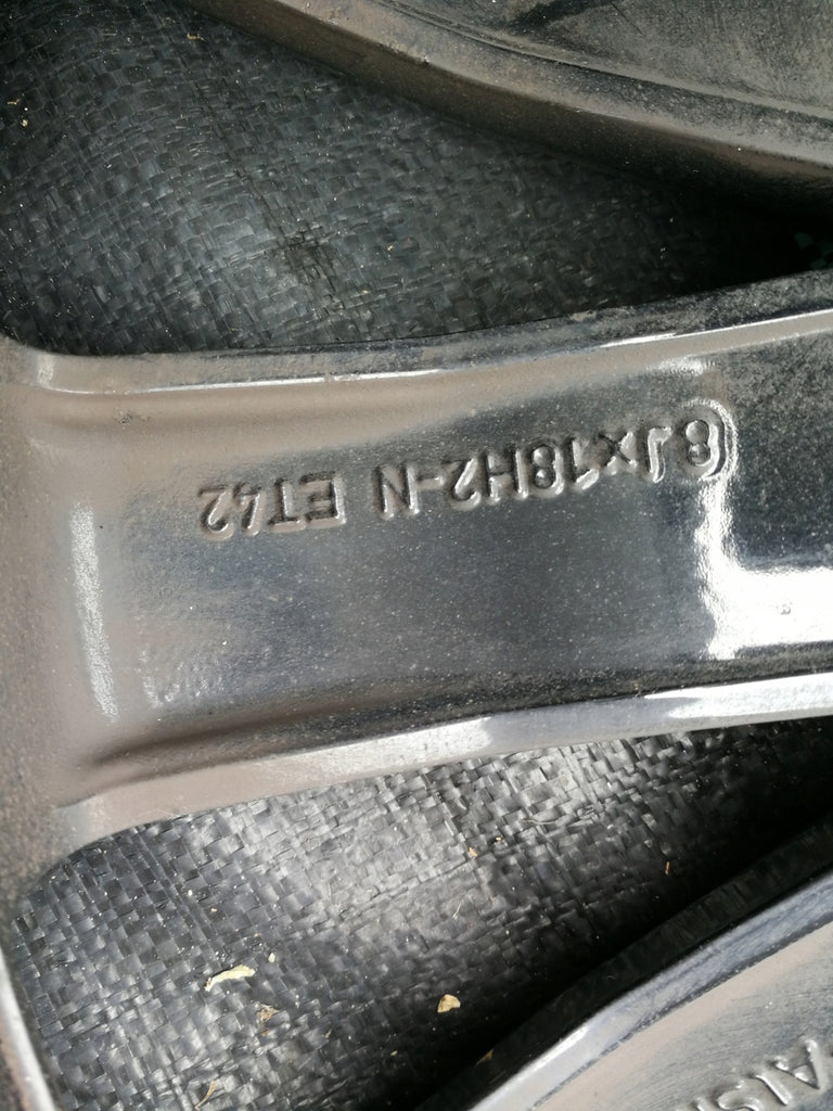 1x Alufelge 18 Zoll 8.0" 5x108 42ET Glanz 31471312 Volvo V60 II S90 S60 III V90