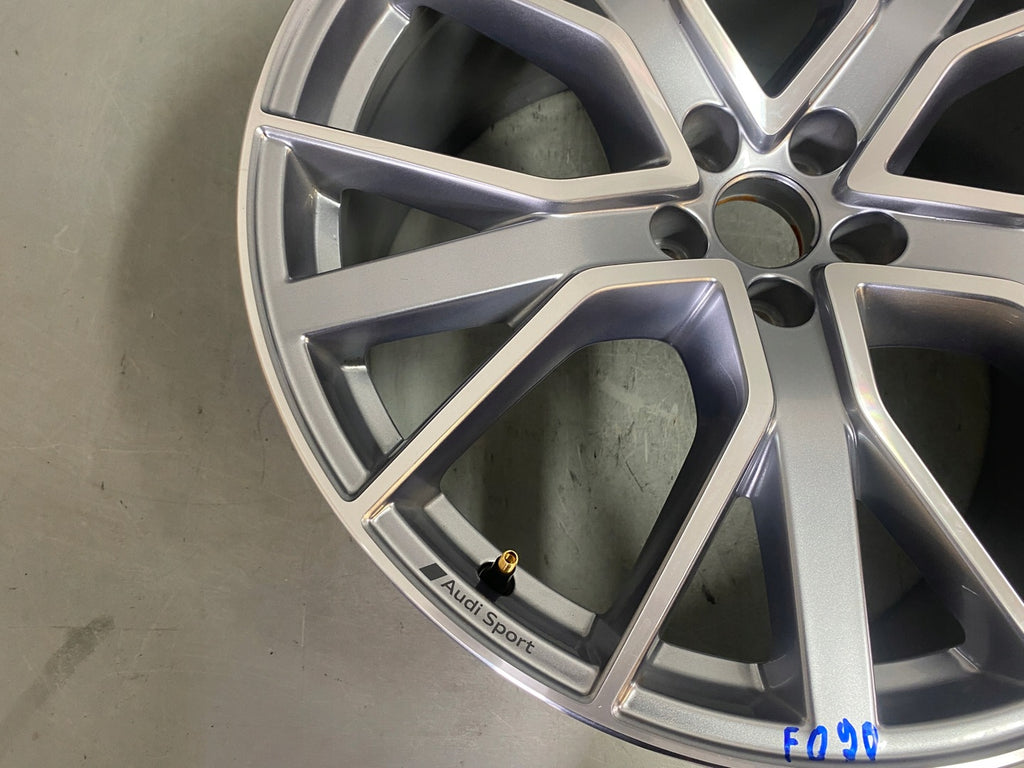 1x Alufelge 21 Zoll 9.5" 5x112 36ET Glanz Silber 4KE601025C Audi E-Tron Mg