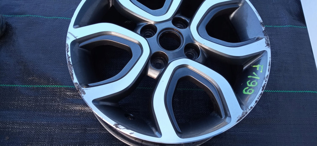 1x Alufelge 15 Zoll 6.0" 4x100 51ET Glanz Graphit 52910-G6300 Kia Picanto FEL3906374405bc