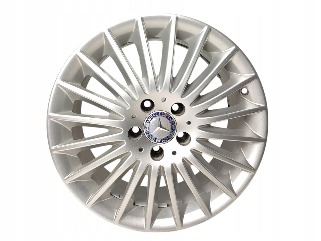 1x Alufelge 17 Zoll 8.0" 5x112 Silber 2124015402 Mercedes-Benz Rim Wheel FEL8194576401my