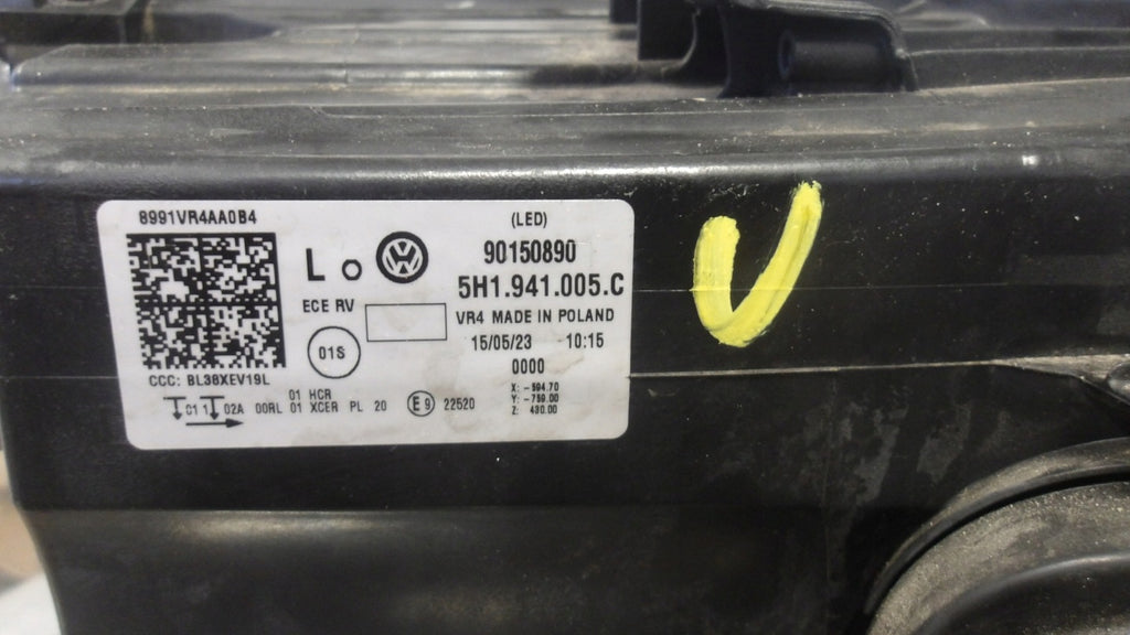 Frontscheinwerfer VW Golf VIII 5H1941005C Links Scheinwerfer Headlight SCH6478349334cc