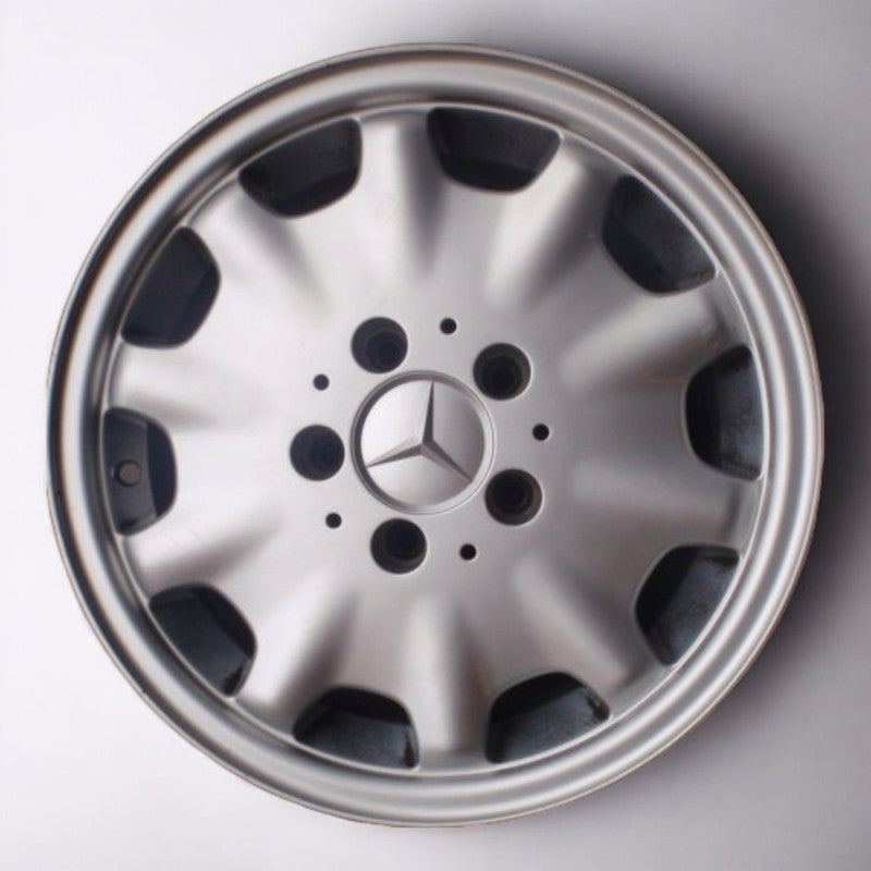 4x Alufelge 15 Zoll 7.0" 5x112 37ET Glanz Silber 2104010102 Mercedes-Benz