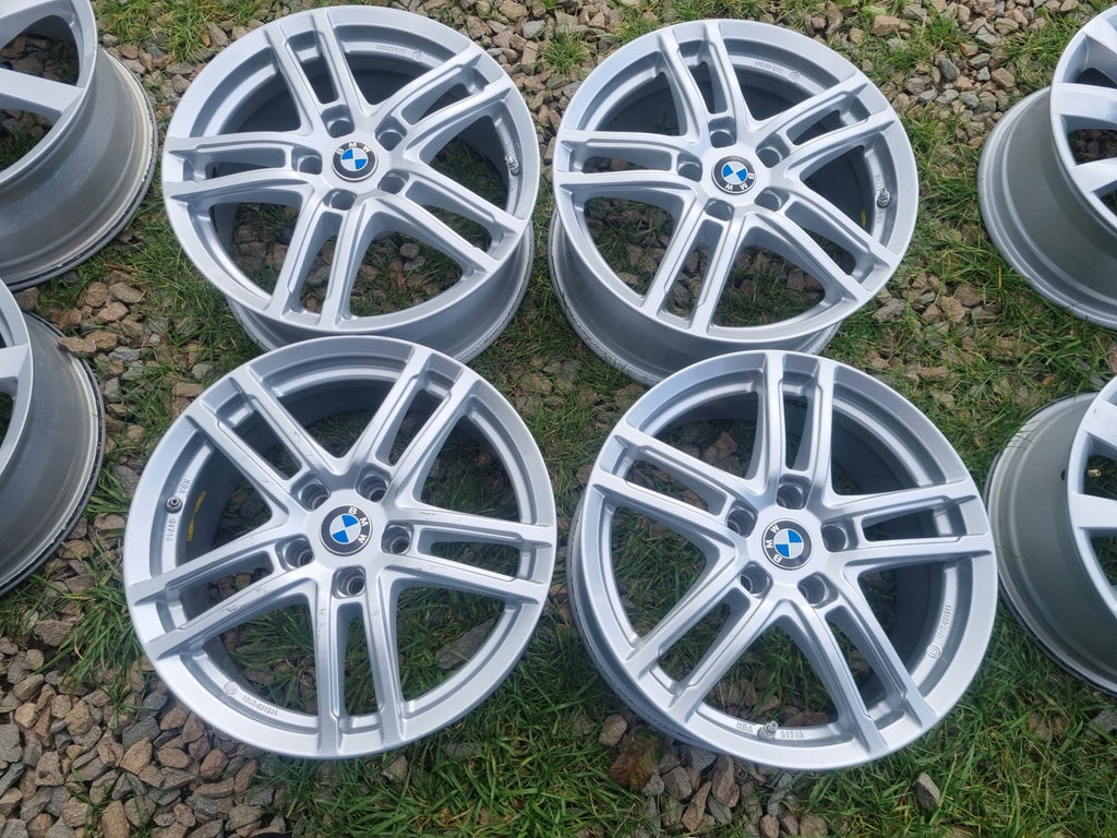 4x Alufelge 17 Zoll 7.5" 5x112 30ET Glanz Silber KBA51746 BMW G01 G02 Rim Wheel FEL2442508954uj