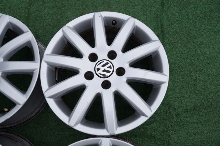 4x Alufelge 16 Zoll 6.5" 5x112 50ET 1K0601025BC VW Caddy V Golf Touran I FEL3600445141fs