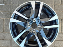 Laden Sie das Bild in den Galerie-Viewer, 1x Alufelge 18 Zoll 7.0" 4x108 35ET Glanz Schwarz 9828186880 Peugeot 2008 I FEL5249641994ak