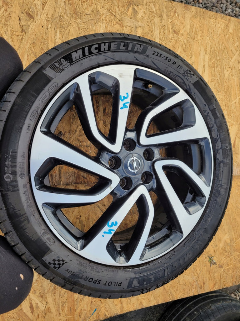 1x Alufelge 19 Zoll 7.5" 5x108 42ET YP00064680 Opel Grandland X Rim Wheel FEL6064476142sn