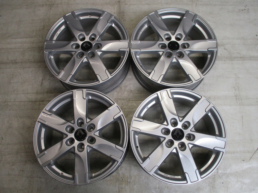 4x Alufelge 18 Zoll 8.0" 6x114.3 45ET Silber KBA51777 Renault Rim Wheel FEL6106342391yl