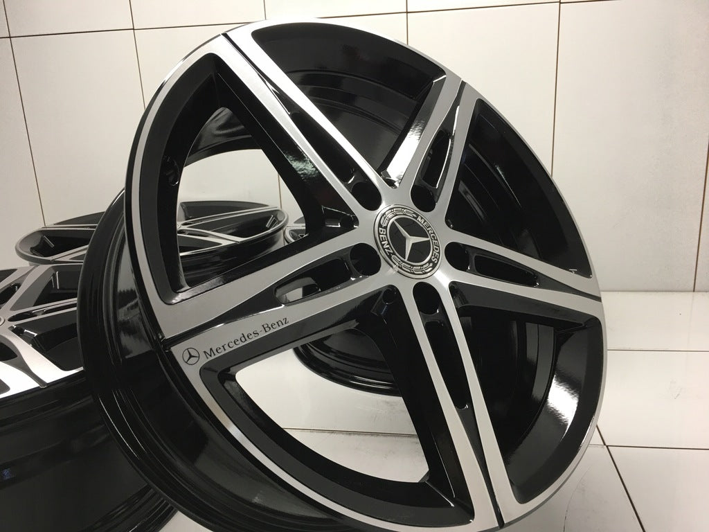 4x Alufelge 18 Zoll 7.5" 5x112 49ET Graphit A1774010700 Mercedes-Benz Cla FEL7655877137ny