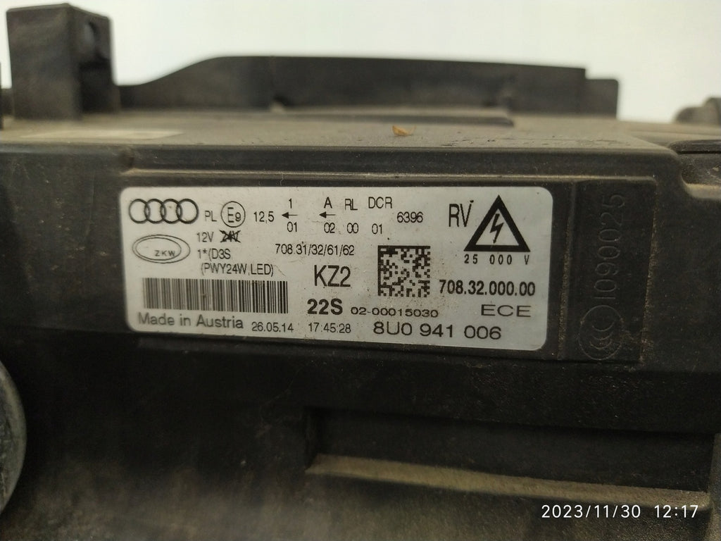 Frontscheinwerfer Audi Q3 8U0941006 Xenon Rechts Scheinwerfer Headlight