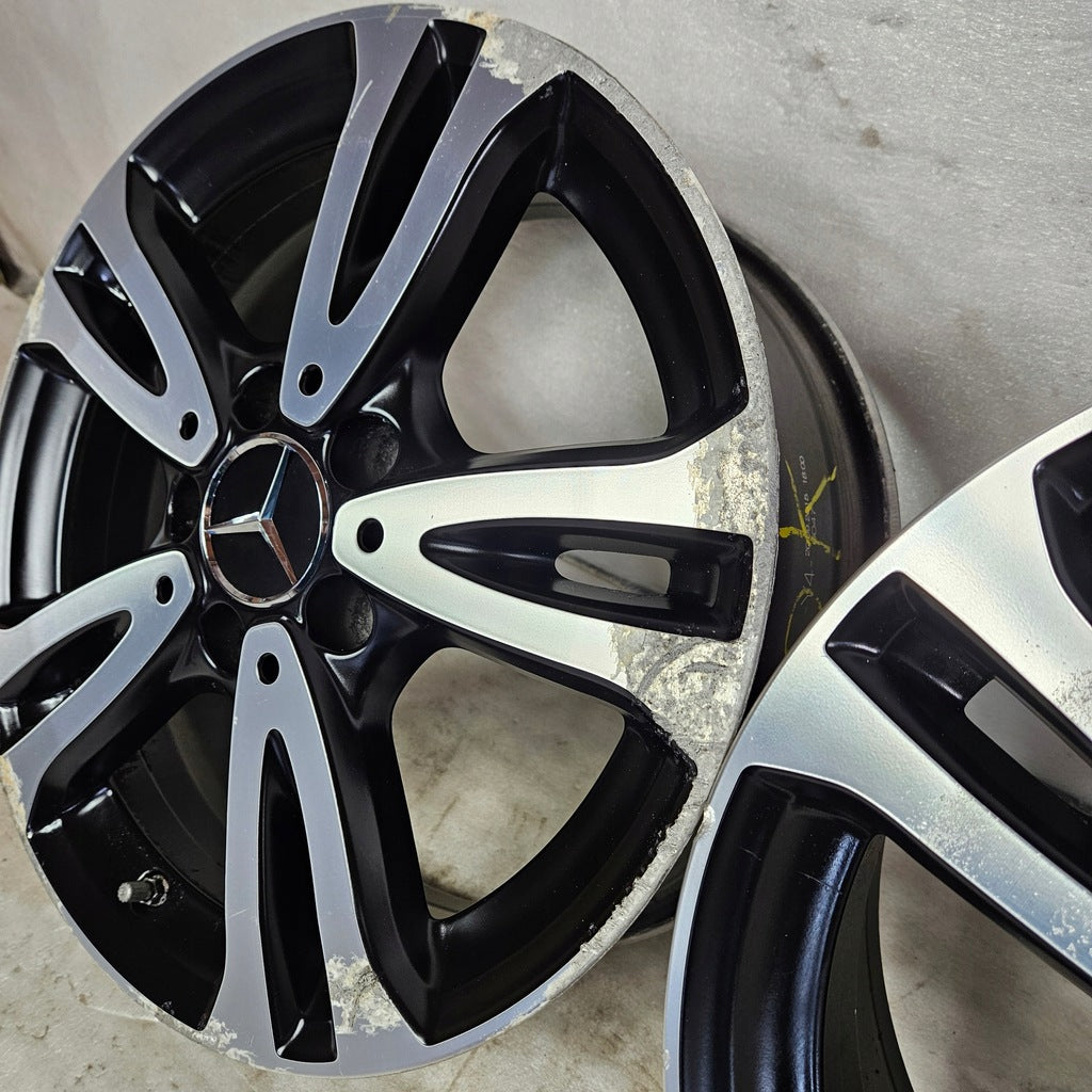 4x Alufelge 16 Zoll 6.5" 5x112 49ET A2464010000 Mercedes-Benz W177 W246 FEL2271772567rc