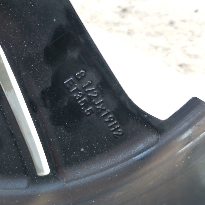 1x Alufelge 19 Zoll 8.5" 5x112 42ET Glanz Schwarz A2144012300 Mercedes-Benz FEL7516217971jp