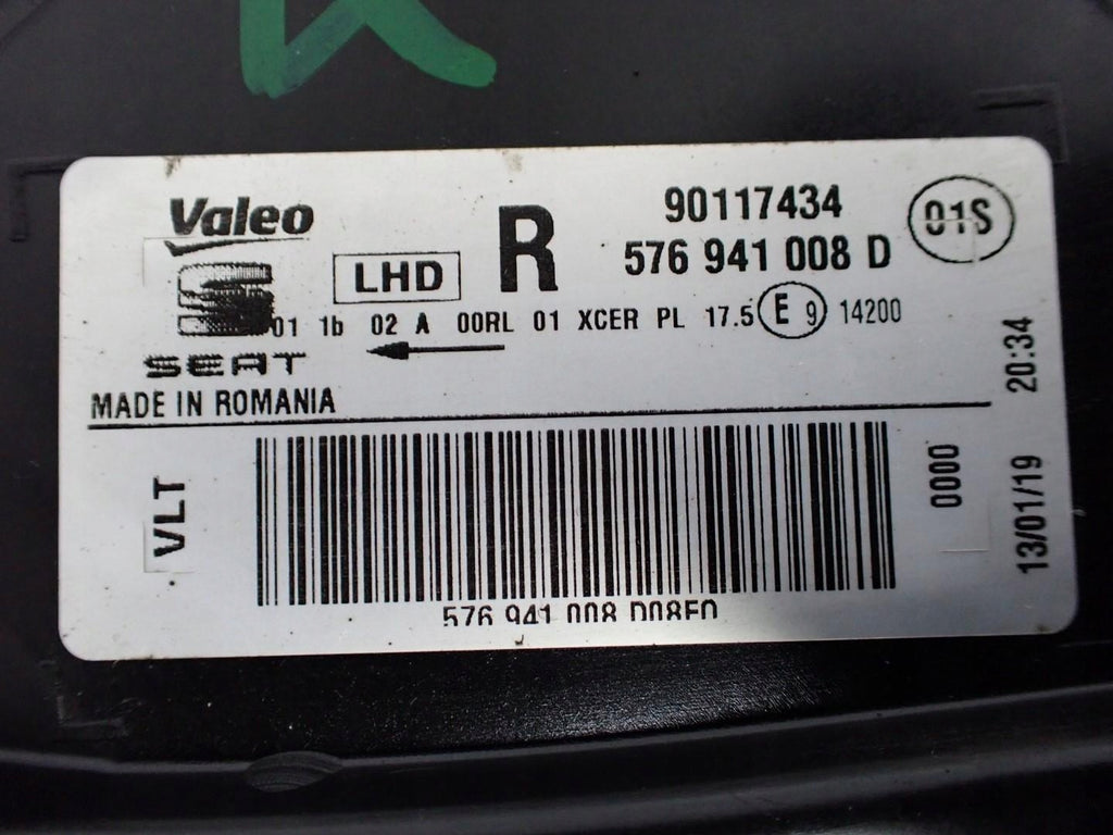 Frontscheinwerfer Seat Ateca 576941008D 7P5941591AD LED Rechts Headlight