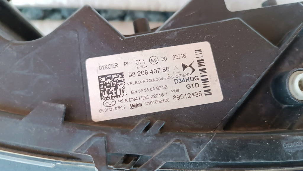 Frontscheinwerfer Citroën Ds3 9820840780 LED Links Scheinwerfer Headlight