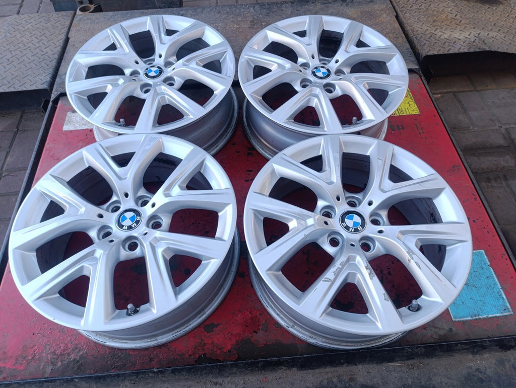 4x Alufelge 17 Zoll 6.5" 5x112 39ET Glanz Silber 6856076 BMW X2 F39 X1 F48 FEL8978069587st